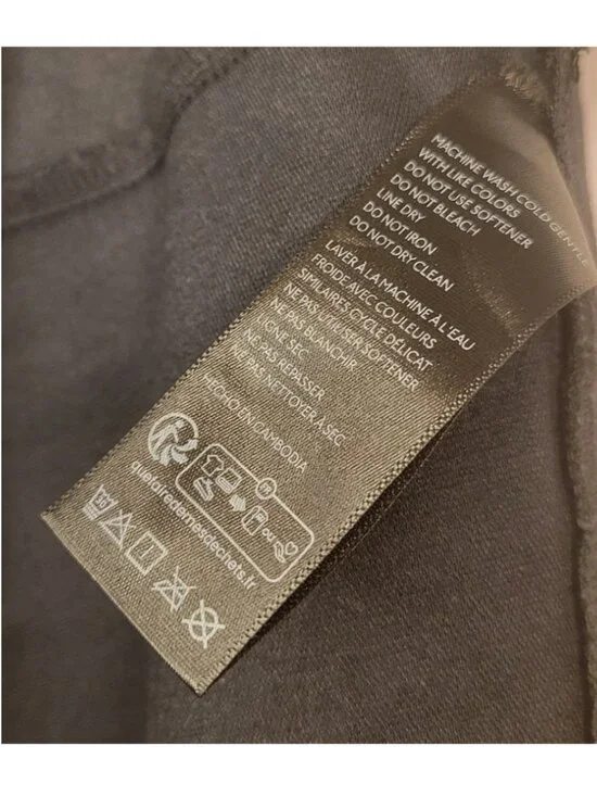 PILCRO Anthropologie Izzie Relaxed Pull-On BlackBarrel Pants Faux Leather Size M - Picture 11 of 13